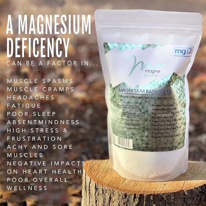 2.2lb MagneSoothe Eucalyptus Magnesium Bath Salt