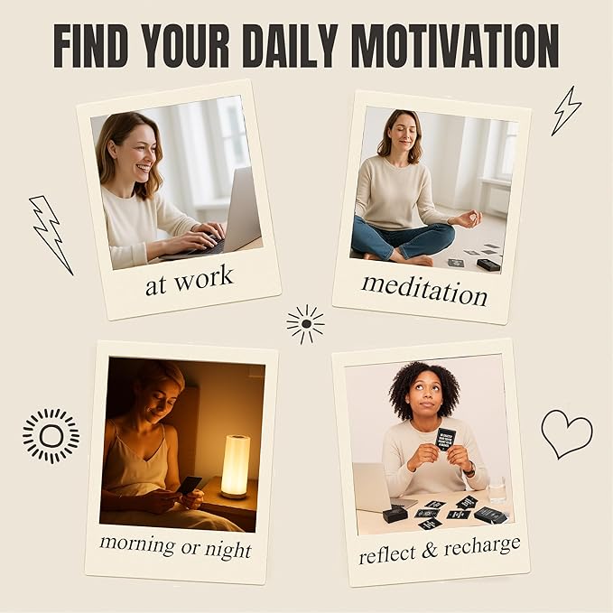 52 Positive Badass Affirmation Cards for Daily Inspiration and Mindfulness – Self Care Motivation Deck, Perfect Inspirational Gift for Women & Coworks