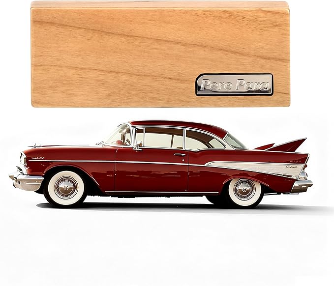 4 Refreshing Scent Bags Wood Car Air Freshener Vent Clip (Burlywood, Amber)- Natural Scent Diffuser for Car, Truck & SUV Premium Essential Oil Starter Kit Gift for Men & Women