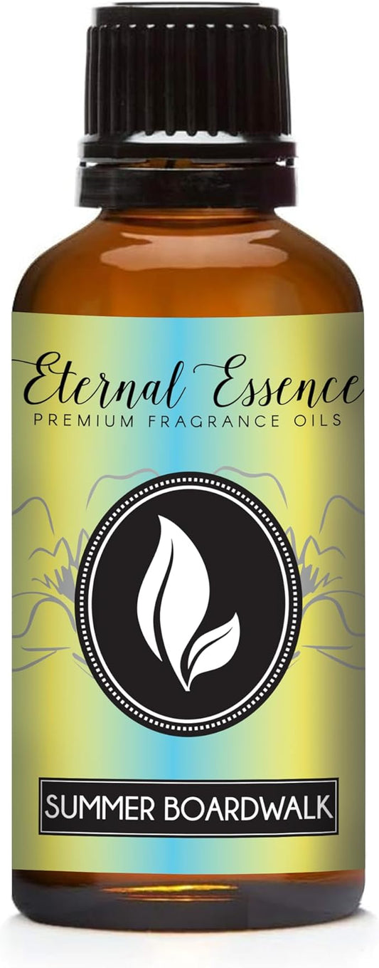 Eternal Essence Oils Summer Boardwalk 30ml Premium Fragrance Oil - for Candle, Soap Making, Aromatherapy, Diffusers, Home Care, & Humidifiers