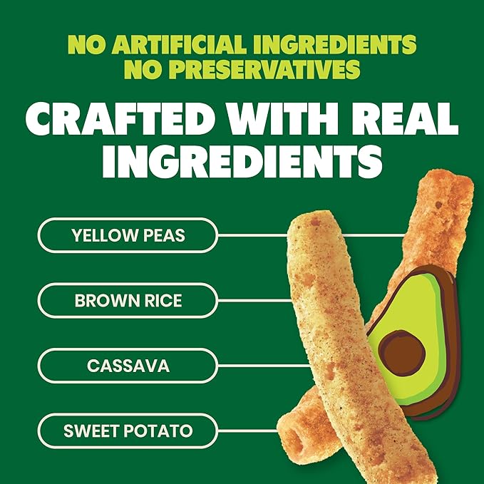 Jackson’s Super Veggie Straws™ Variety Pack (5 oz, Pack of 6) – Ranch, Cheddar, Sea Salt – Gluten Free, Made with Premium Avocado Oil, Veggie Chips, Snack Variety Pack, Veggie Straws Individual Bags