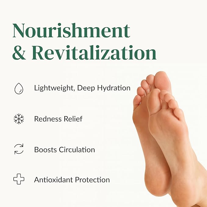 Epielle Nourishing Foot Masks 6 Pairs, Deep Moisturizing Socks for Dry Feet & Cracked Heels, Repair and Nourish with Hemp & Rosemary Extract, Foot Spa & Self Care Gifts for Women, Korean Skin Care