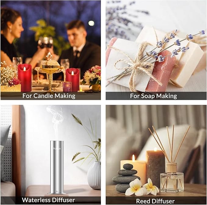 Hotel Luxury Essential Oil Set (3x20mL) – Scent Aromatherapy Oils for Diffusers – My Way, Pumpkin Cream, Winter Pine Scents –Idea for Home, Car, Hotel & Office – Long Lasting Fragrance