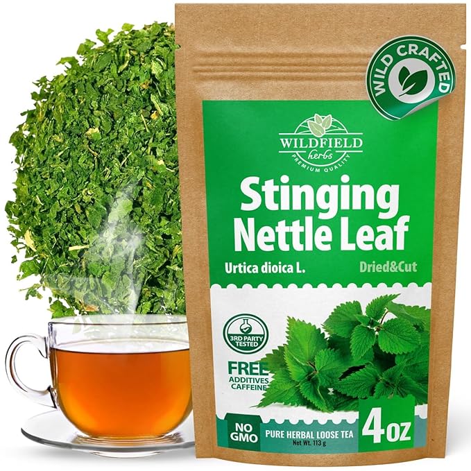 4 oz. Dried Nettle Leaf Tea Ortiga Planta Nettle Herb Bulk Stinging Nettle Leaf Herb Tea (Urtica dioica) - 113g Stinging Nettle Leaves Herbal Tea ortiga verde te