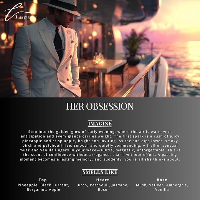 Car Air Freshener Diffuser – 2 Pack Hanging Air Freshener Diffuser (.34 Oz, Her Obsession)