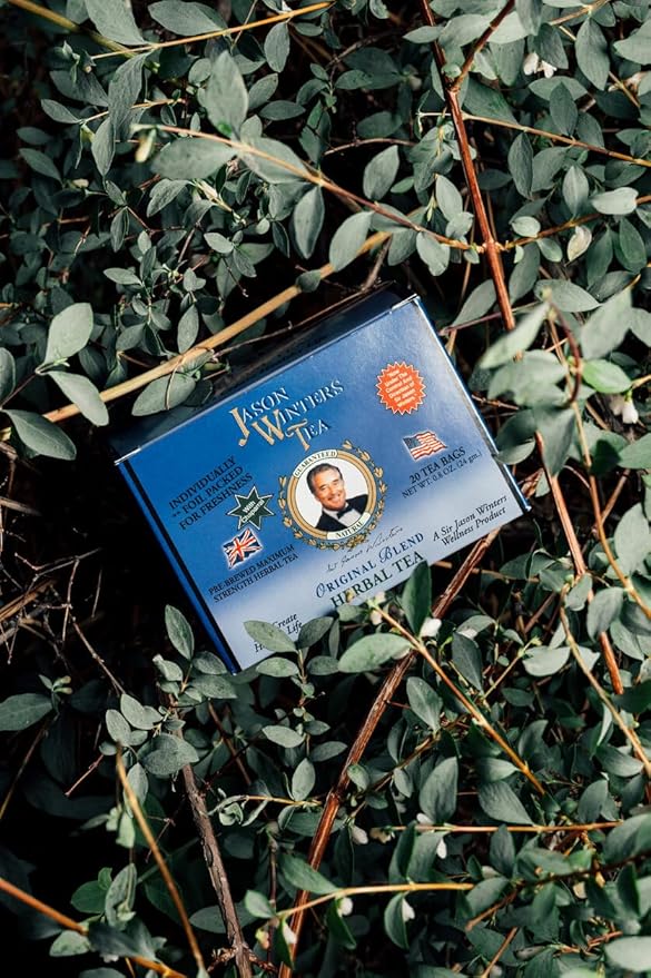 Jason Winters Original Blend Tea Bags with Sage, Herbal Tea, Sage Blend, 20 Count