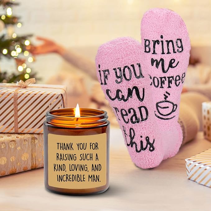 Ithmahco Boyfriends Mom Mothers Day Gift, Mothers Day Gifts For Boyfriends Moms, 8pcs Gift Basket For Boyfriend Mom From Girlfriend