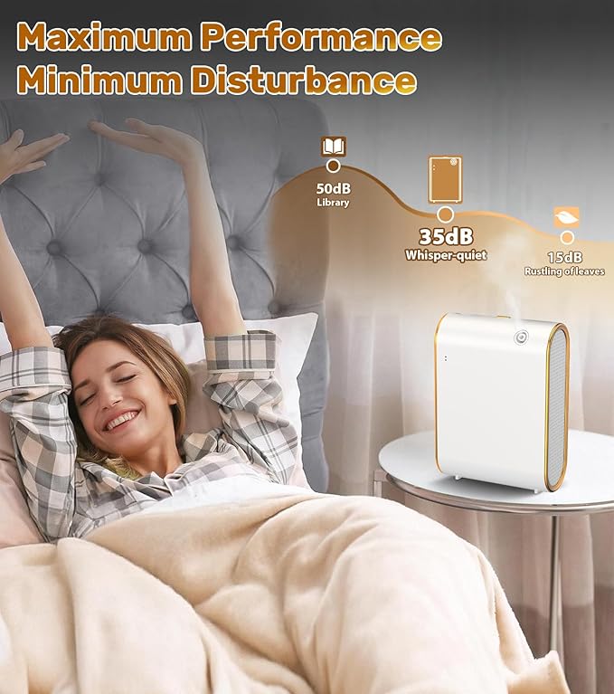 Essential Oil Diffuser for Home, Bluetooth Smart Scent Diffuser, Waterless Aromatherapy Diffuser, 1500 ft² Cold Air Hotel Collection Diffuser, Aroma Diffuser for Home, Hotel, Spa, Office