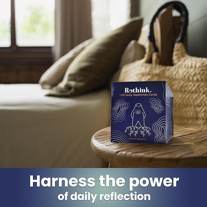 QUOKKA Meditation Cards - 120 Cards for Adults - Anxiety Relief Items Affirmation Cards for Mental Health - Calming Self Care for Women - Perfect Mindfulness Gift for Adult