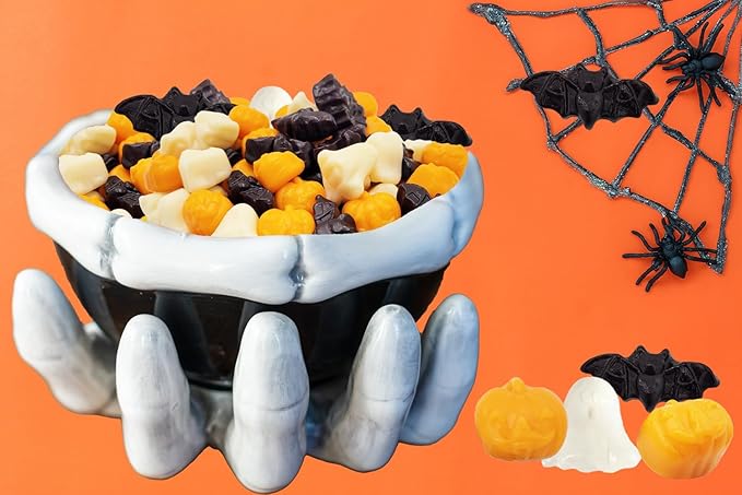 Fruidles Halloween Ghoulish, Ghosts, Bats, and Pumpkin Gummies, Fun And Festive Holiday Snacking (2 Pounds)