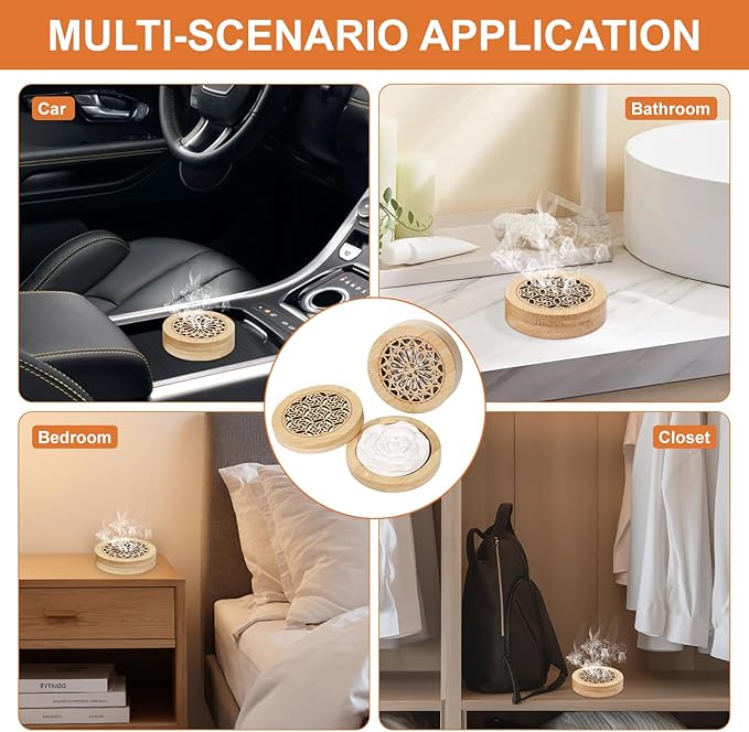 Essential Oil Diffuser Stone, Diffuser for Essential Oils Great for Decorating at Home, Office or Car, and Gift-Giving (4)