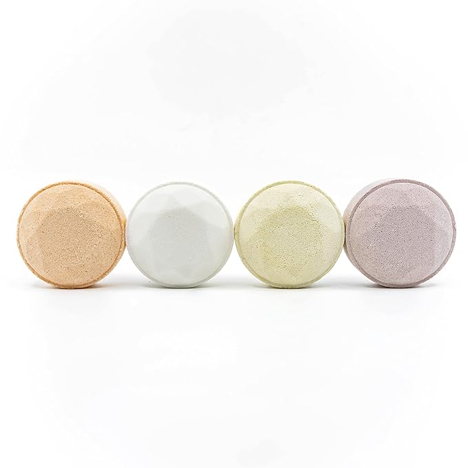 Shower Bombs Aromatherapy in Your Shower, American Made by Luxiny, Shower Steamer Tablets Melt to Release a Fragrant Vapor for Natural Stress Relief – Pack of 4 XL Steamers (Variety Pack)