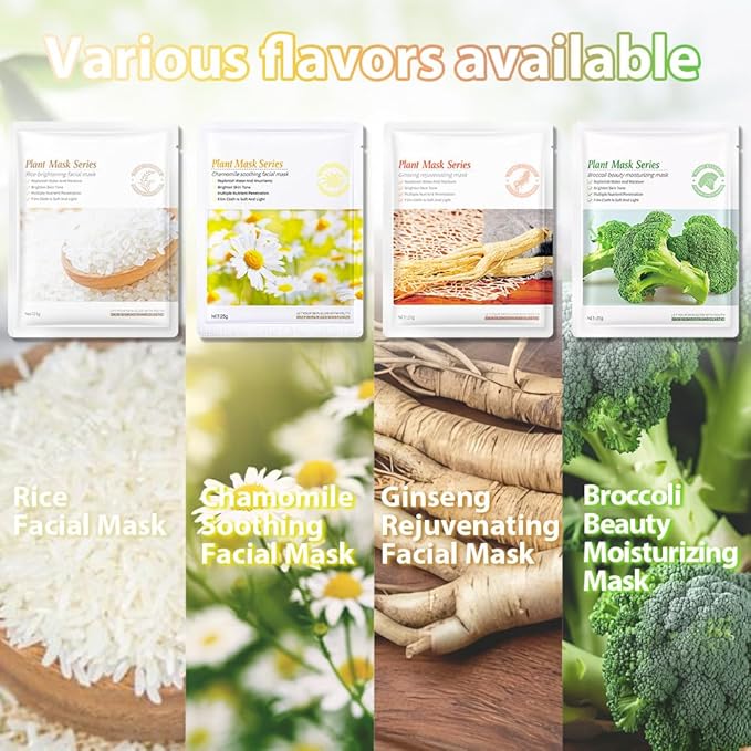 Kaely 12 Pack Variety Face Masks for Kids, Kids Face Mask Spa Day Kit Supplies, Spa Party Favors for Teens Girls Women, Sheet Facial Mask Skincare Gifts Set, Hydrating Nourish for All Skin Types, 03