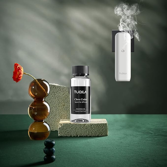 Hotel Waterless Diffuser Oil Clove Cedar, Essential Scent Oil Usage Cold Air Waterless Diffuser, Luxury Scents Oils Fragrance Bottle120 ML Home Natural Flavour