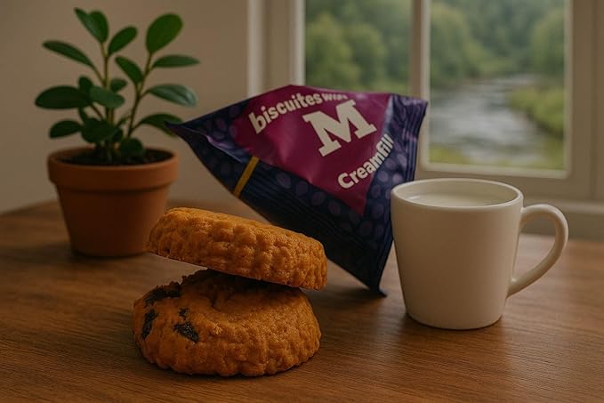 Ambrozia MaAmoul Date Vegan Cookies, No Sugar Added, 10-Pack (2.12 oz Each) – Soft-Baked Healthy Snack, Organic Snack for Kids & Adults, Natural Energy Treat, Made in EU