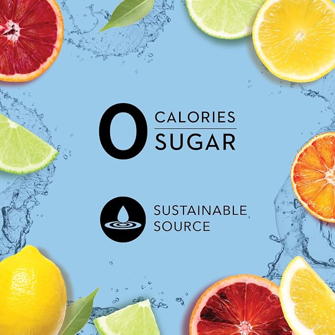 Icelandic Glacial Sparkling Water, Tarocco Blood Orange, 330 ml / 11.1 Fl Oz Cans (Pack of 10)