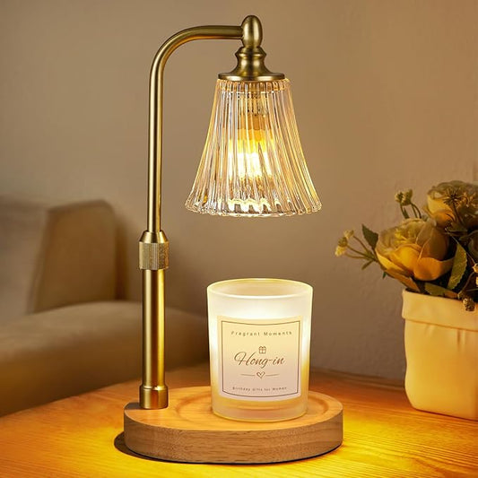 Candle Warmer Lamp with Timer Dimmable,Birthday Gifts for Women Mom Sister,Adjustable Height Wax Melt Warmer for Jar Candles,House Warming Gifts New Home,Ideal for Office,Dorm,Bedroom Home Decor