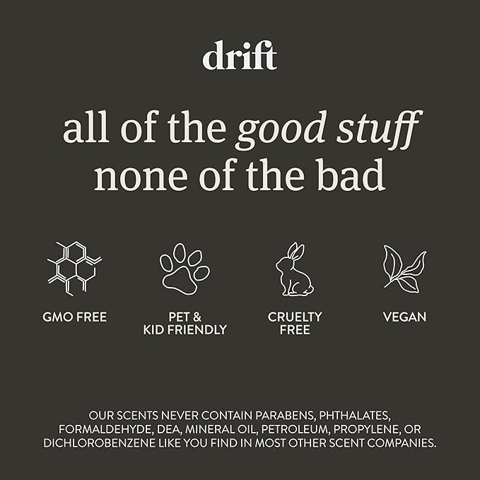 Drift Car Air Freshener - The Original Wood Air Freshener - Car Odor Eliminator - Long Lasting Scent - Metal Clip - Essential Oils - Clean Ingredients - Variety 3 Pack Refill - NO CLIP INCLUDED