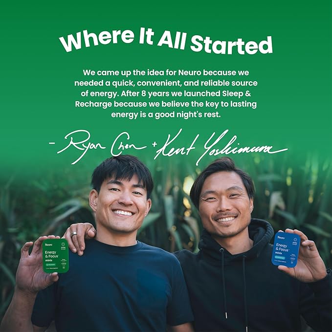 NeuroGum Extra Strength Energy & Focus Mints (Spearmint, 90 Pieces) | 100mg Natural Caffeine + L-Theanine + Vitamin B12 & B6 | Sugar Free Nootropic Cognitive Brain Performance Supplement