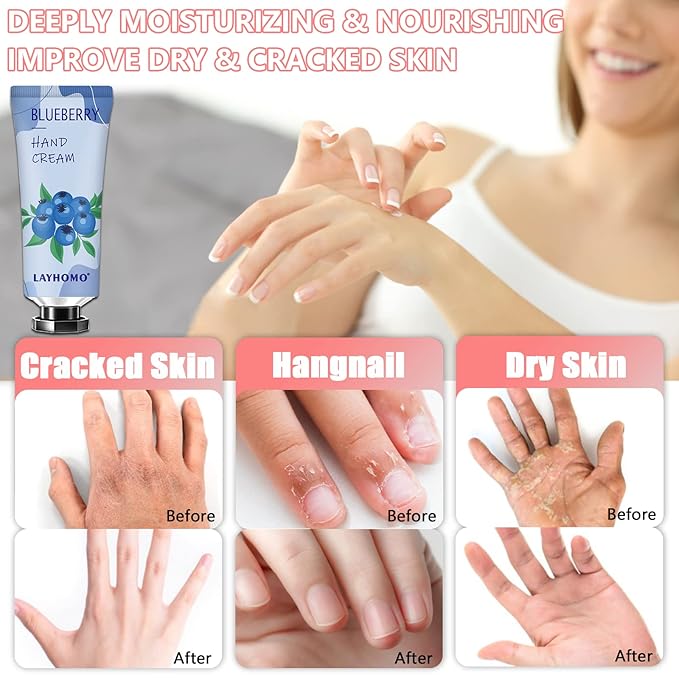 74 Pack Hand Cream Gift Set For Women and Girls,Stocking Stuffers Christmas Gifts Bulk,Appreciation Gifts,Nurses Gifts,Natural Plant Hand Lotion For Dry Cracked Hands,Mini Hand Lotion Travel Size