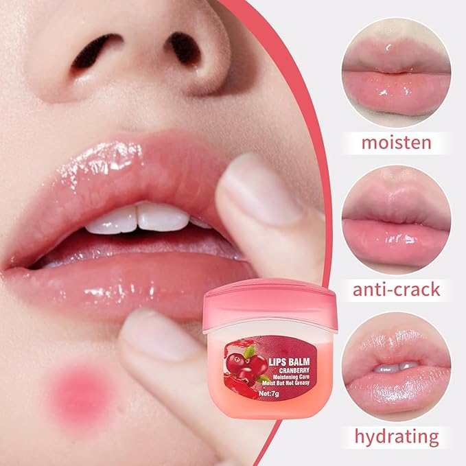 8Pcs Fruit Flavored Lip Care Set, Admd Lip Balm Set, 4-In-1 Mini Lip Balms Can Be Used Glosses, Moisturizing and Repairing Lip Mask, for Dry Peeling & Reducing Lip Lines (1Set)