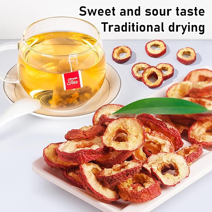 Hawthorn Berry Tea Bags,100% Natural Dried Hawthorn Berries No Caffeine Free Aid Digestion,Boost Immunity-100Tea bags (Pack of 2)