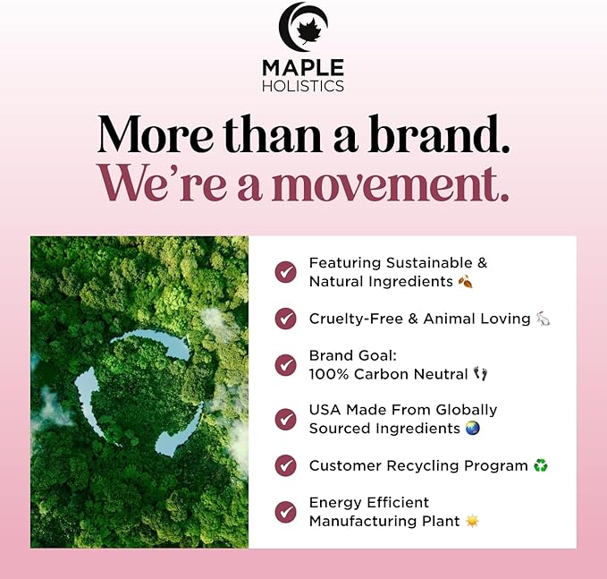 Maple Holistics Headache Essential Oil Roll On - Clarify Blend with Aromatherapy Oils Peppermint Rosemary and Lavender for Skin Relaxation Self Care 3-Pack