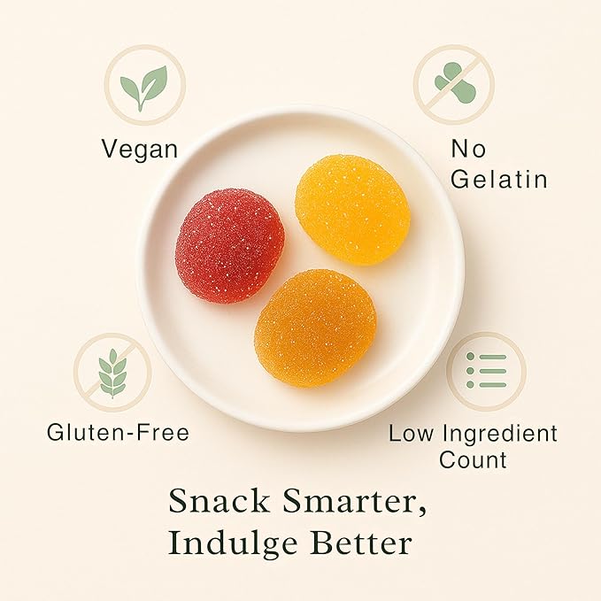 Andy Anand Chocolatier Pâtes de Fruits - Gluten Free French Fruit Jellies, Flown Fresh from France Mix of Natural Assorted Flavors, Guilt Free Indulgence with No Artificial Additives (24 Pcs, 8 Oz)