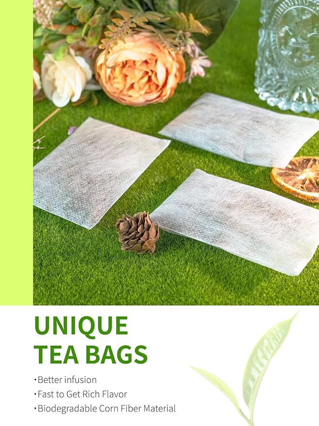 TeeLux Sweet Iced Tea Bags, Green Tea Blended with Natural Sweet Tea, Quart-Sized Refreshing Iced Green Tea, Zero Sugar, 30 Count