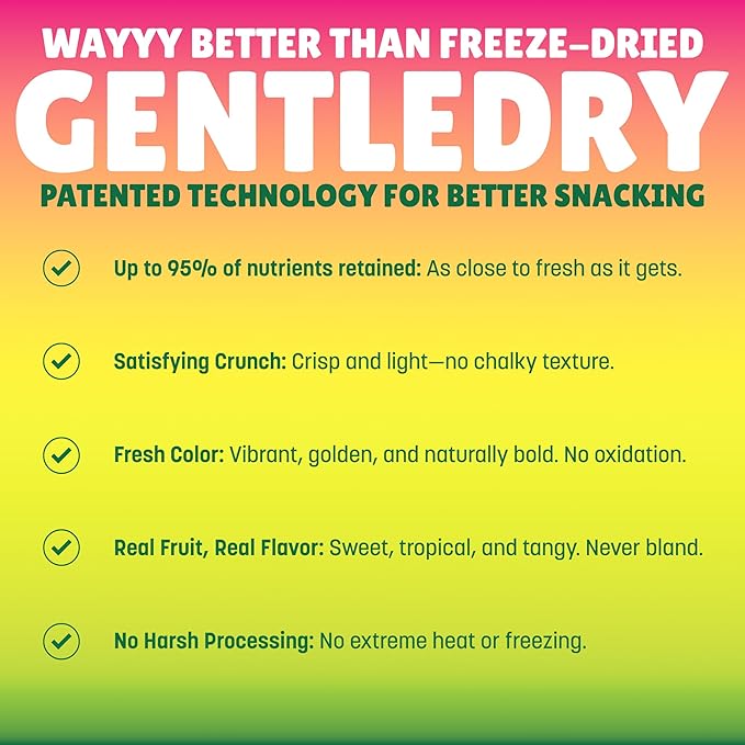 BranchOut Pineapple Chips, No Sugar Added, Real Dried Pineapple Chunks, GentleDry, Better than Freeze Dried Pineapple, Healthy Vegan Halloween Fruit Snacks for Kids & Adults, 1.5 oz (Pack of 4)