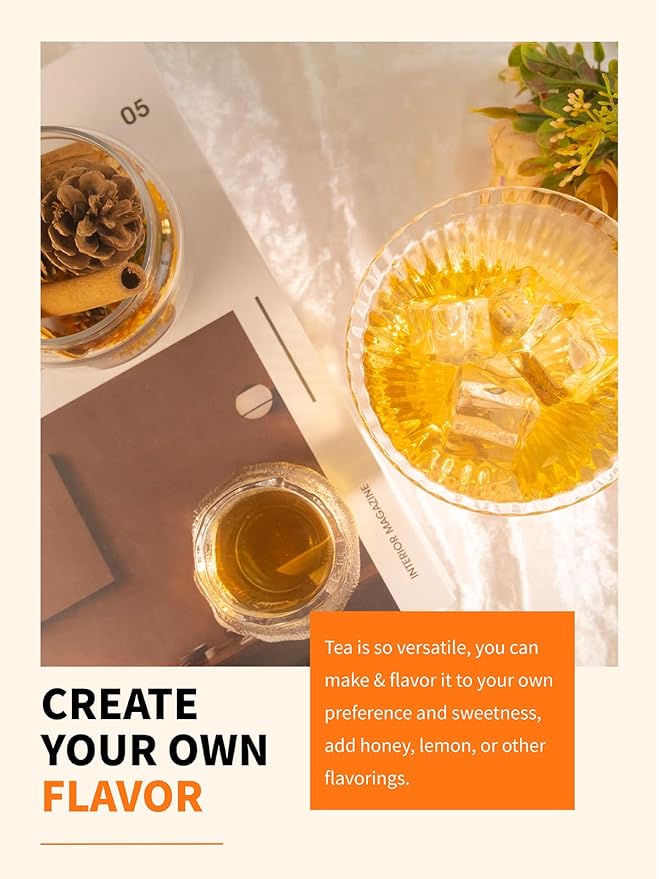 TeeLux Barley Tea Bags, Pure Roasted Barley Tea, Caffeine Free, Sugar Free, Nutty Flavor, 2g x 50 Bags