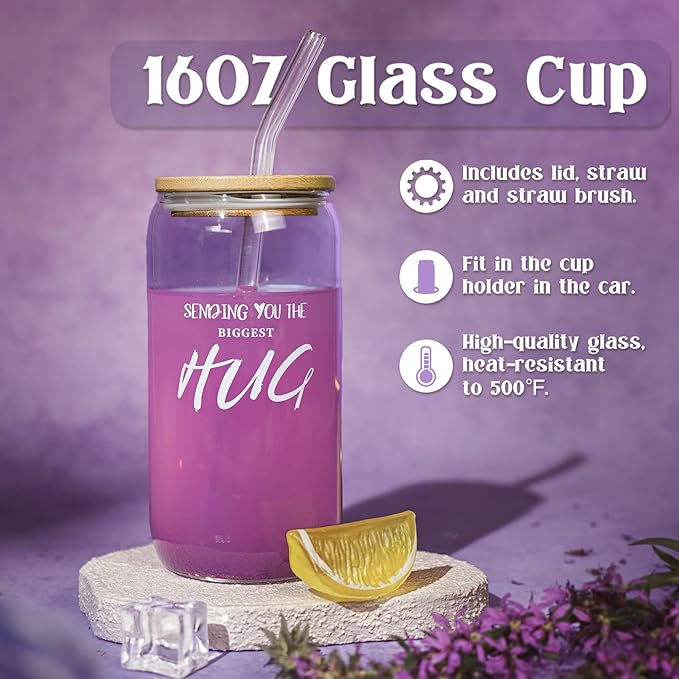 Gift Baskets For Women,12PC Birthday Gifts,Thinking Of you Gifts for Women,Care Package,Grief,Sympathy,thank you,Condolences (Purple)