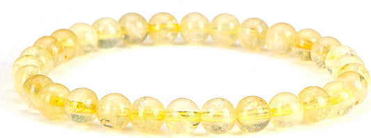 Cherry Tree Collection - Small, Medium, Large Sizes - Gemstone Beaded Bracelets For Women and Men - 6mm Round Beads