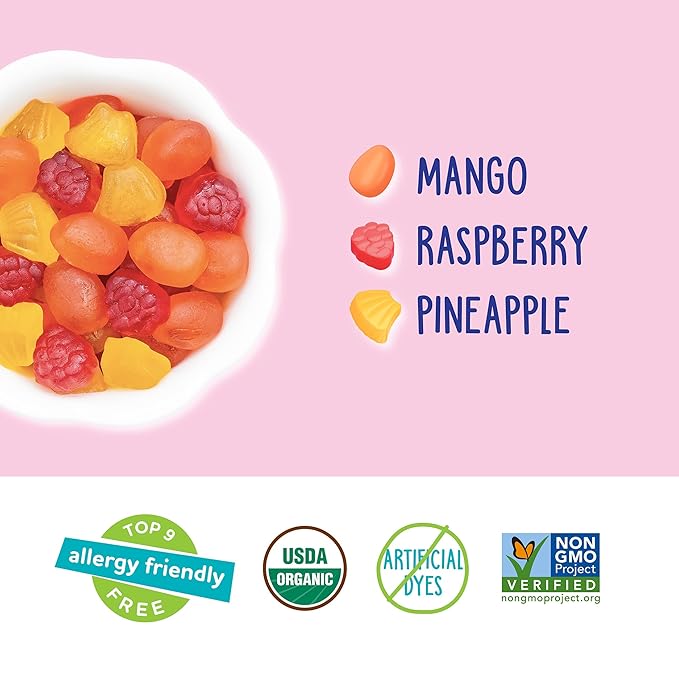 YumEarth Organic Tropical Fruit Snacks (Pack of 35)