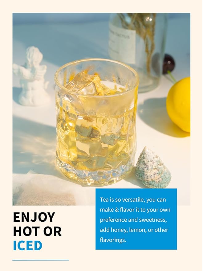 TeeLux Licorice Peppermint Tea, Natural Soothing Peppermint with Sweet Licorice Root, Caffeine Free, 100 Count