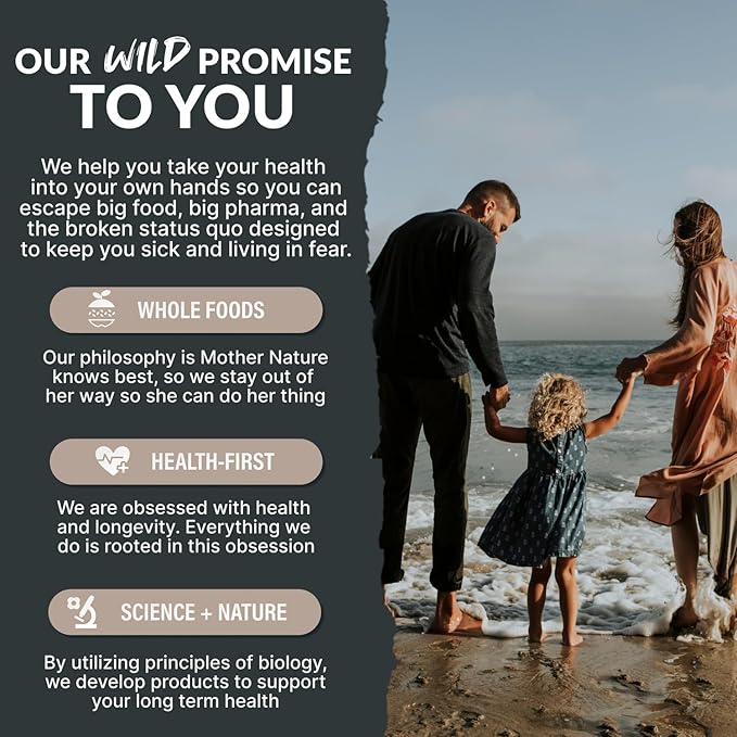 Wild Cocotropic Organic Mushroom Cocoa Mix - Healthy Vegan Hot Chocolate Mix - Organic Cacao Powder, Reishi, Chaga, Maca, Turmeric - 3rd Party Tested - Sugar Free - Keto & Paleo - (2 packs of 16oz)