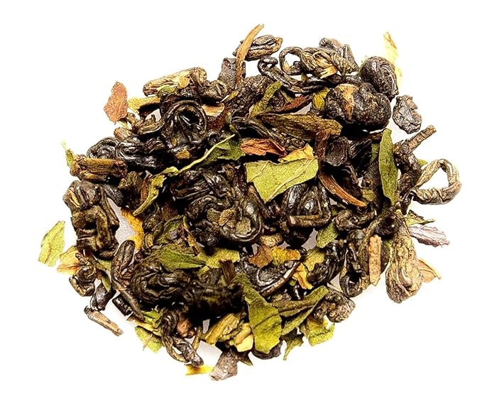 Nelson's Tea - Gunpowder Spearmint - Green tea, spearmint leaves, and natural flavoring (Sample 0.5 Oz)