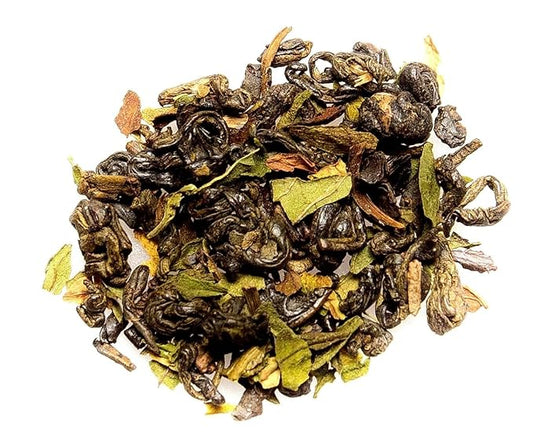 Nelson's Tea - Gunpowder Spearmint - Green tea, spearmint leaves, and natural flavoring (Sample 0.5 Oz)