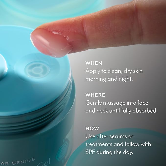 Bliss Clear Genius Clarifying Gel Moisturizer with CLARITY 5 Complex | Salicylic Acid, Niacinamide & Witch Hazel for Blemish-Prone Skin, 1.7 fl oz