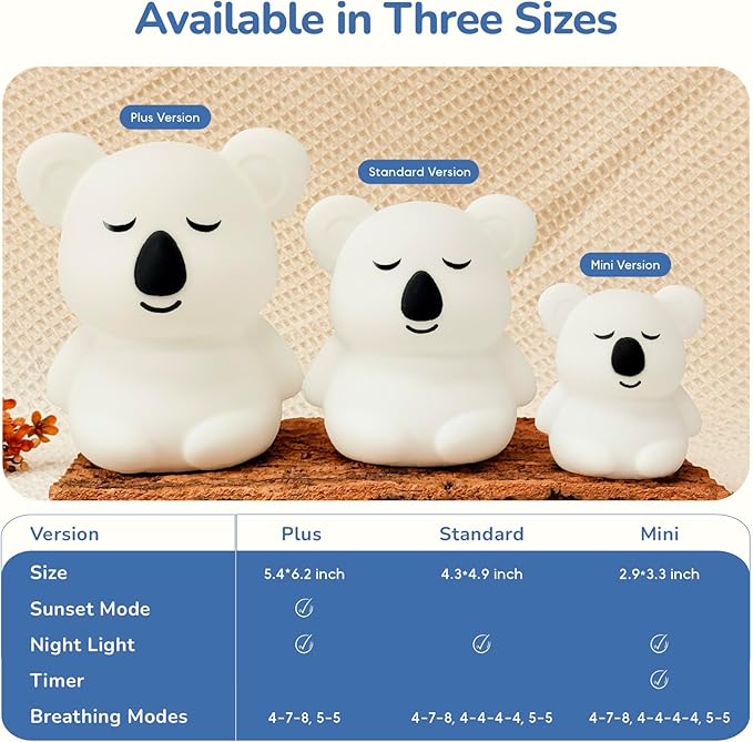 Breathing Pal 'Ted'- Mindfulness Breathing Light, Guided Visual Meditation Breathing Light, Anxiety Relief Items for Calm Down Corner/Meditation/Sleep for Adult&Kid