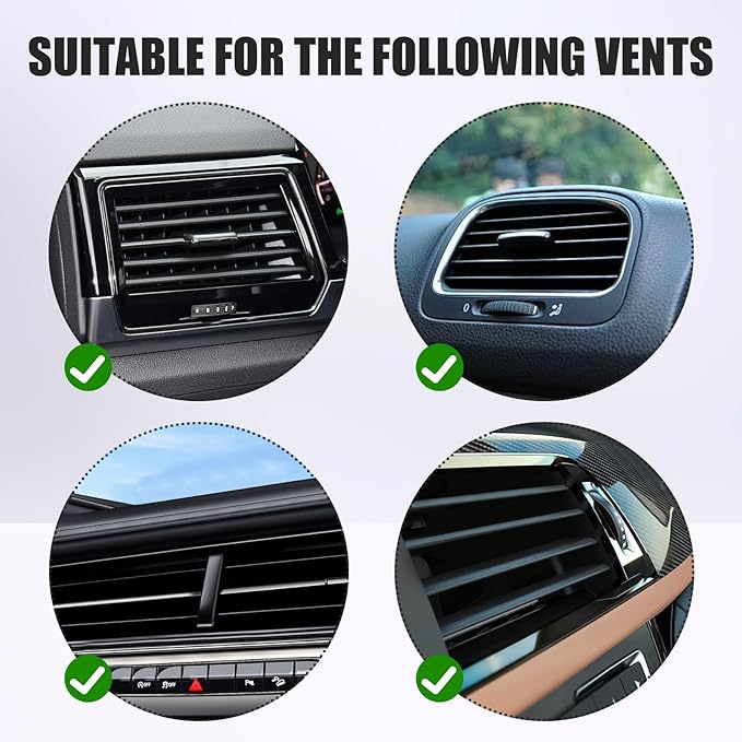 2PCS Beach Car Accessories, Crystal Cute Turtle Air Fresheners Diffuser Vent Clip, Bling Tortoise Car Air Vent Clips, Comes with 2 PCS Black Cars Air Vent Clips(Blue)