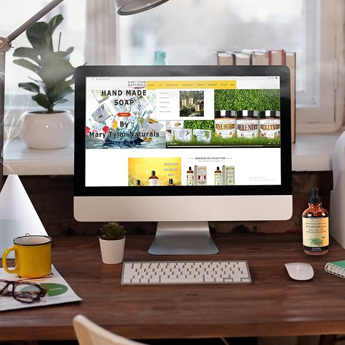 Citronella Essential Oil (4 oz) 100% Pure and Natural, Therapeutic Grade Perfect for Aromatherapy, Diffuser, DIY and More by Mary Tylor Naturals