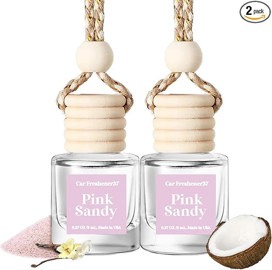 Car Air Freshener Hanging,Cute Air Diffuser for Car, Long Lasting Car Air Fresheners, Car Fresheners for Women, Made in USA (2 Pack)