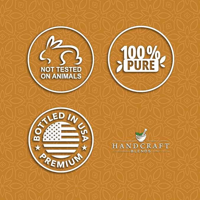 Handcraft Blends Turmeric Essential Oil – Huge 4 Fl Oz – 100% Pure and Natural – Premium Grade Essential Oil for Diffuser and Aromatherapy, Skin, Massage, Candle and Soap Making Fragrance