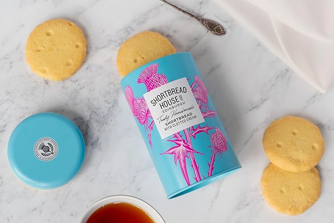 Shortbread House of Edinburgh Clotted Cream Shortbread Biscuits, Truly Handmade, 4.9 Ounce (Pack of 1)