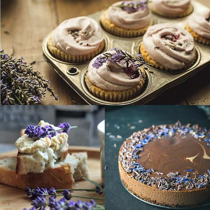 Dried Lavender Flowers for Home Fragrance Sachets Grade Dried Lavender Flowers for Tea, Baking, Lemonade, Baths, Wedding Decoration, Fresh Fragrance