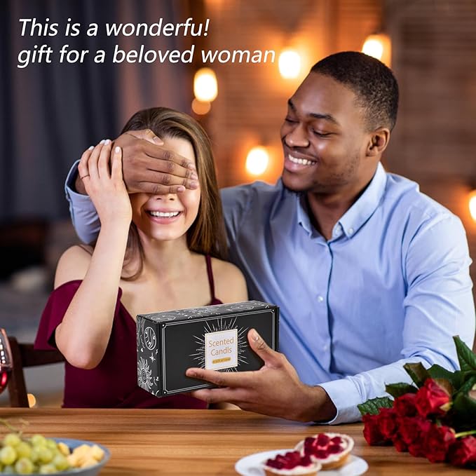 Butterfly Rotating Scented Candles Gift Set for Birthdays, Christmas, Thanksgiving, or As A Unique Present for Your Mom, Sister, Girlfriend, Colleagues, Friends, or A Dear Friend