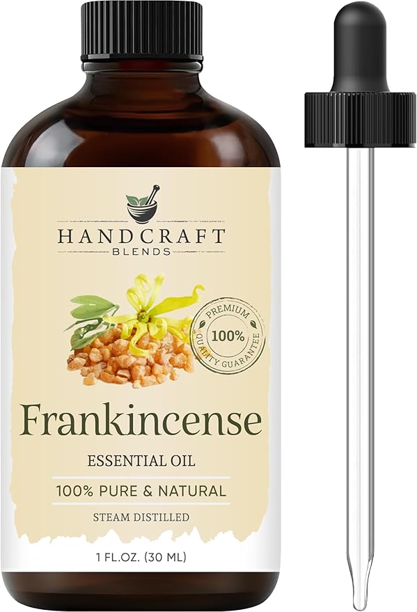 Handcraft Blends Frankincense Essential Oil – 1 Fl Oz – 100% Pure and Natural – Premium Grade Essential Oil for Diffuser and Aromatherapy, Skin, Massage, Candle and Soap Making Fragrance