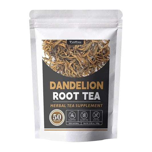 Dandelion Root Tea, Natural Dandelion Herbal Tea for Kidney & Liver Detox, Support Boost Immune System, Caffeine Free, No Additives (1)