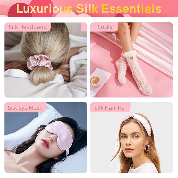 Birthday Gifts for Women - Luxury Self Care Gift Basket for Her, Mom, Sister, Bestied Coworker - Unique Spa Care Package with Flannel Blanket - Ideal for Mother's Day, Get Well Soon